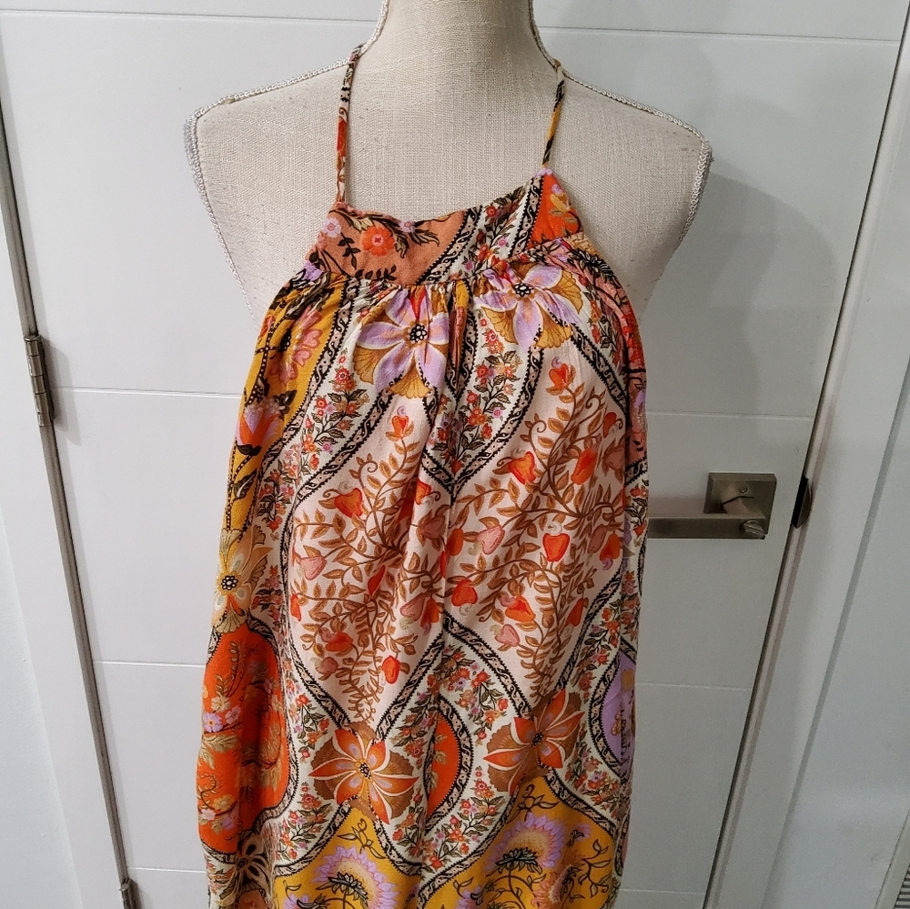 FARM Rio Halter Jumpsuit Size L - Picture 6 of 15